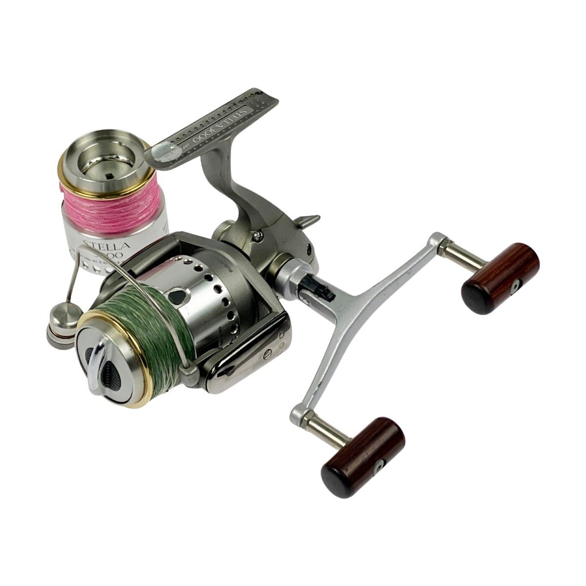 ▽▽SHIMANO シマノ 95 ステラ 3000 替スプール付 ダブルハンドル