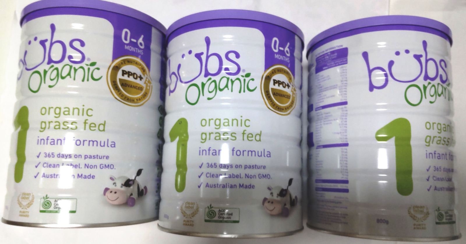 2缶 Bubs バブズ オーガニック 粉ミルク ステップ2 Mydeen出品 2缶