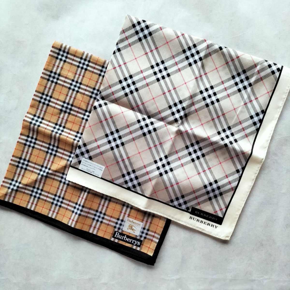 メンズハンカチセット新品 BURBERRYバーバリーハンカチ - メルカリ