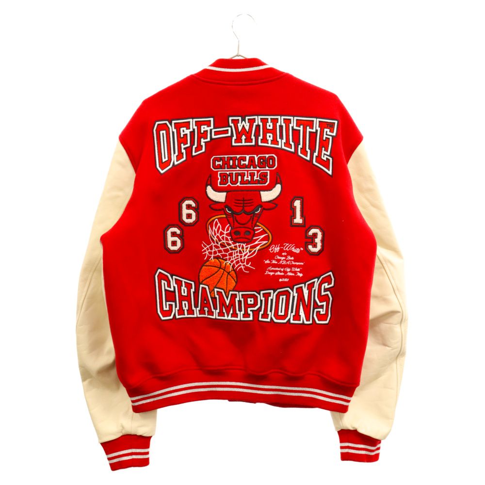 OFF-WHITE (オフホワイト) ブルズデザインスタジアムブルゾン