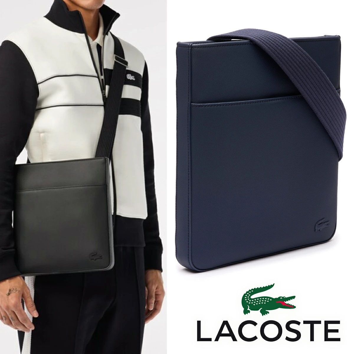 LACOSTE ラコステ ショルダーバッグ クロスボディ クロスバッグ メンズ