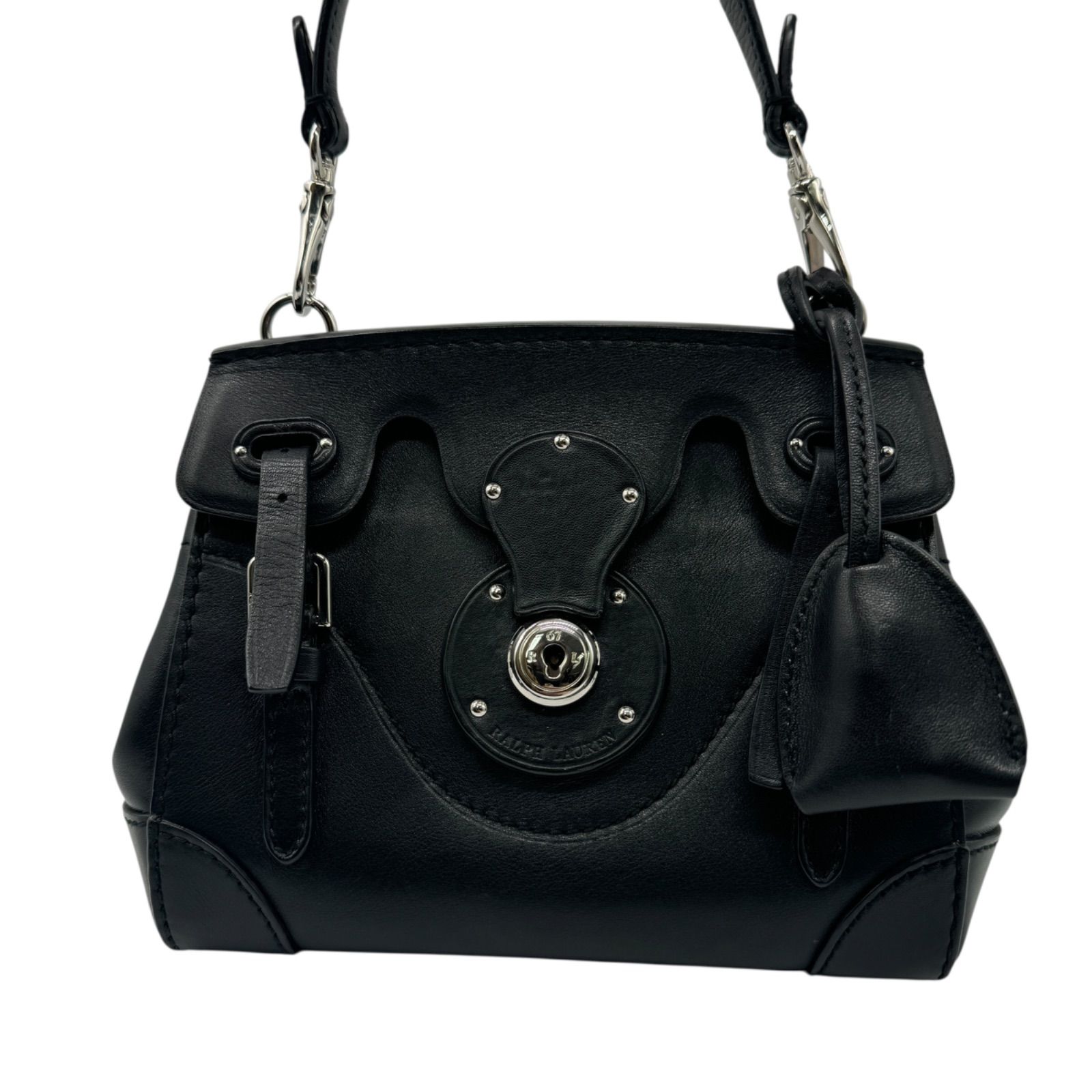 美品 RALPH LAUREN ラルフローレン リッキー ミニ 2WAY ハンドバッグ