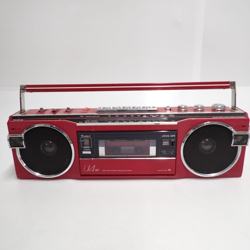 SANYO MR-U4SF ステレオラジオカセット サンヨー 昭和レトロ ☆当時物