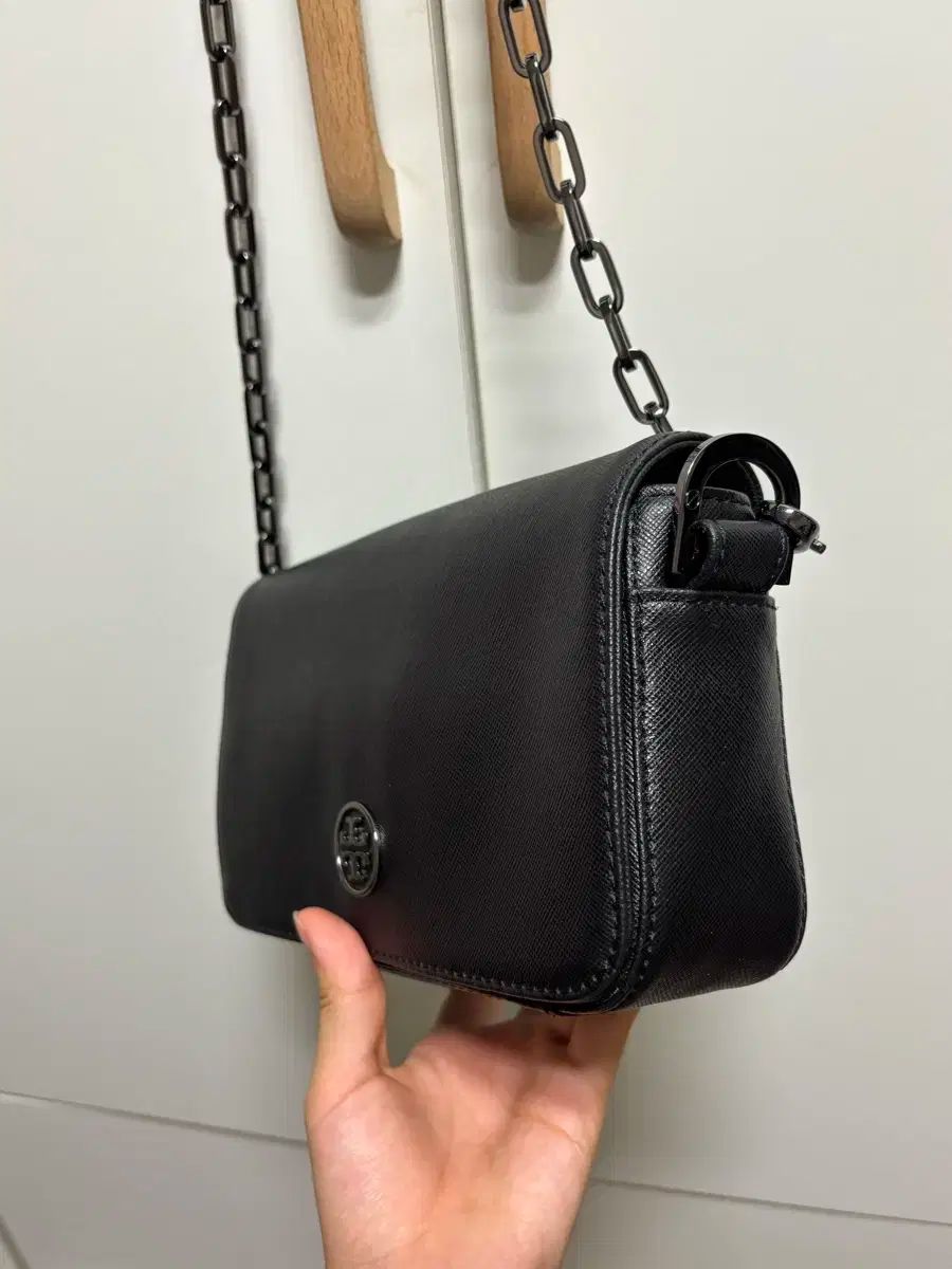 TORY BURCH トリーバーチ ショルダーバッグ チェーン レザー ブラック