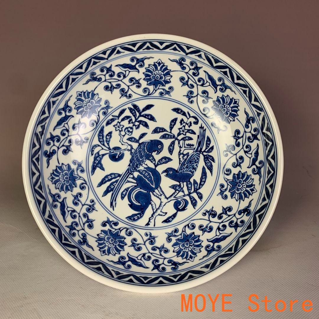 中国古美術✦大明宣徳紋 五彩 魚藻紋 筆洗✦置物・書道品・文房具