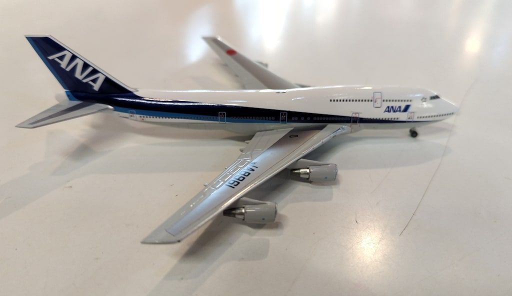 全日空商事 B747 ラストフライト126便 那覇‐羽田 1/400 ANA