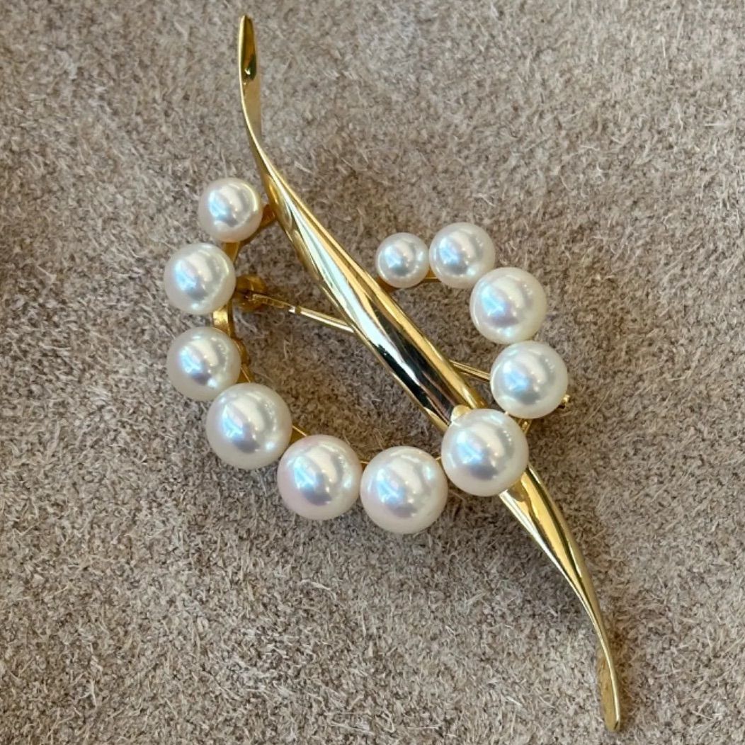 愛子さまご使用モデル【現行品】MIKIMOTO ミキモト K18 ブローチ