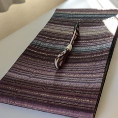 シュトラウス衣正絹高額板締め絞り手染め両面リバーシブル袋帯 - メルカリ