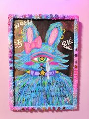 一点物アート】HURTS-嘆きのうさぎ-【A3サイズ. 現代アート - メルカリ