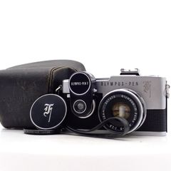 美品 OLYMPUS Pen F 一眼レフフィルムカメラ ハーフフレイム 189420 外