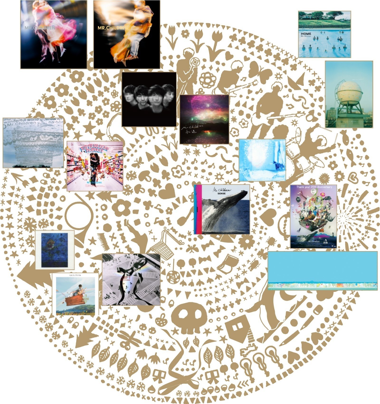 goen° vol.4 Chie Morimoto's Art works for Mr.Children「Dear Mr