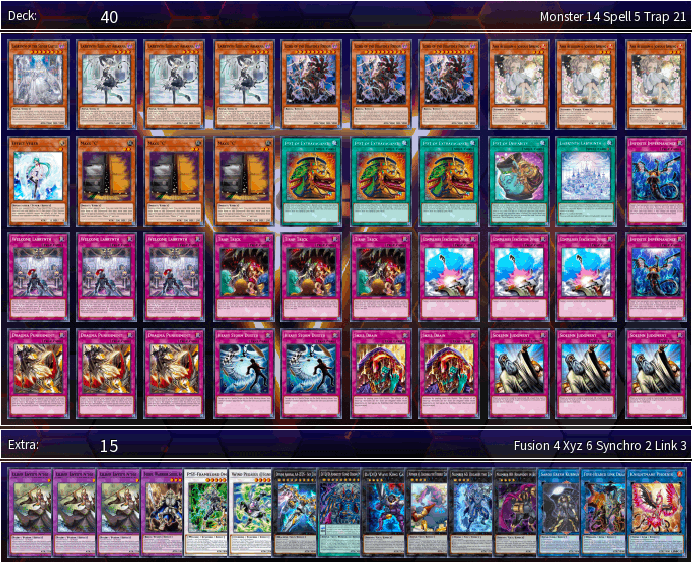 遊戯王 ラビュリンスデッキ 調整用パーツ有り 遊戯王 ラビュリンス