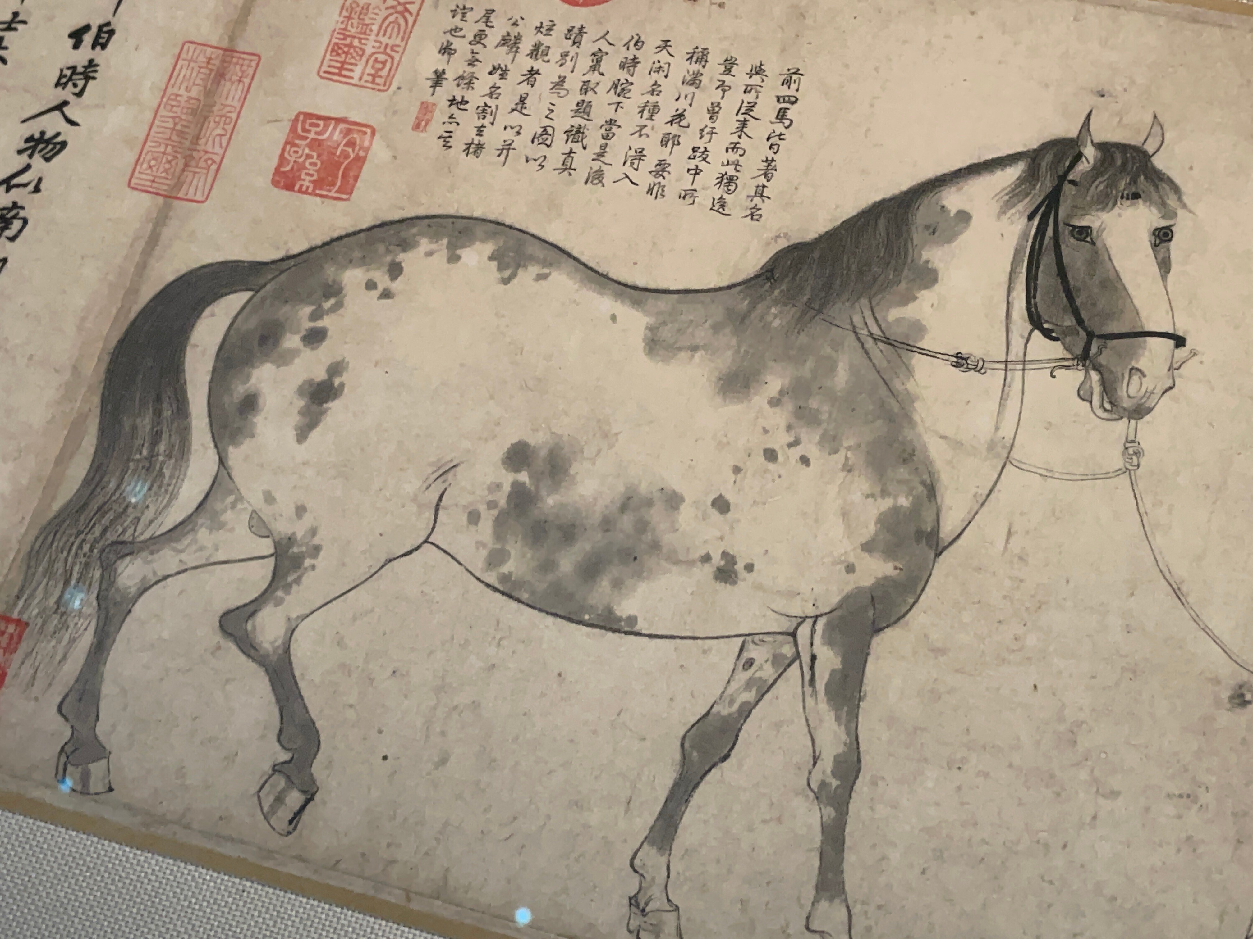 国宝に指定されてもおかしくない？ 中国・北宋時代に描かれた《五馬図