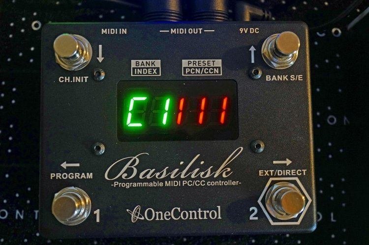 One Control Basiliskを使って、ペダルボードをMIDIでコントロール