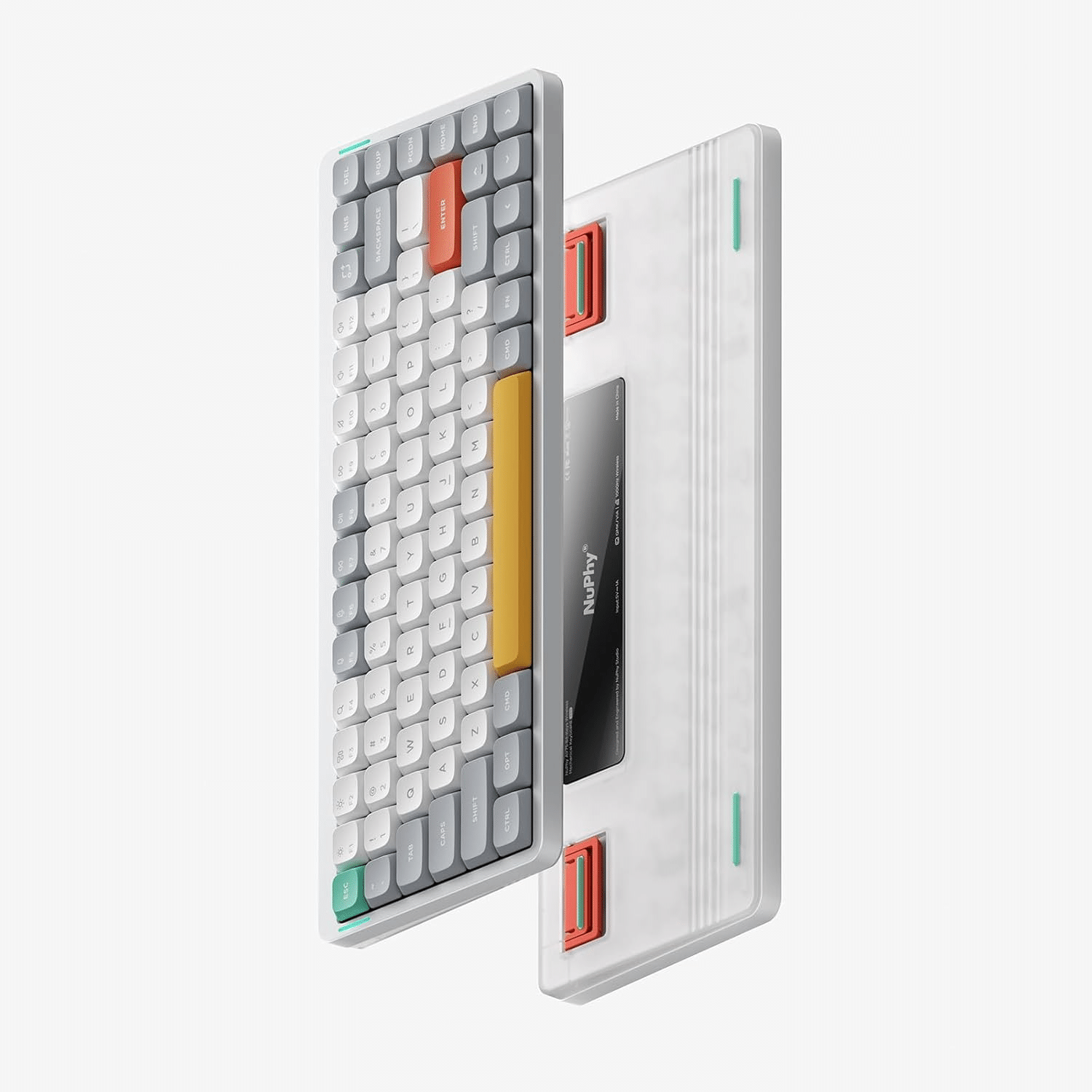 nuphy Air75 V2 ホワイト 赤軸 75% ワイヤレスキーボード｜GetGadgetGot