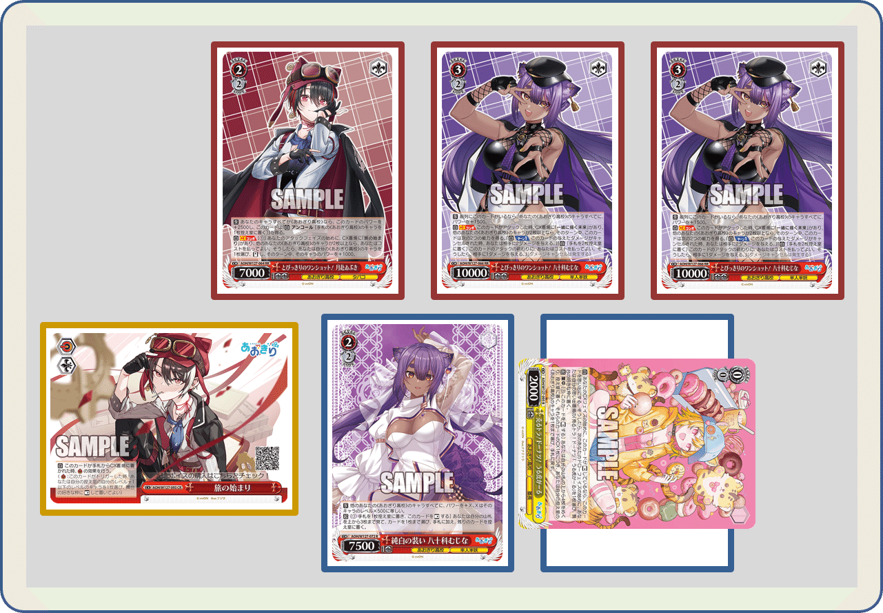 カウンターで舞台を獲りつつ……あおぎり高校8電源【構築雑記】｜しむ