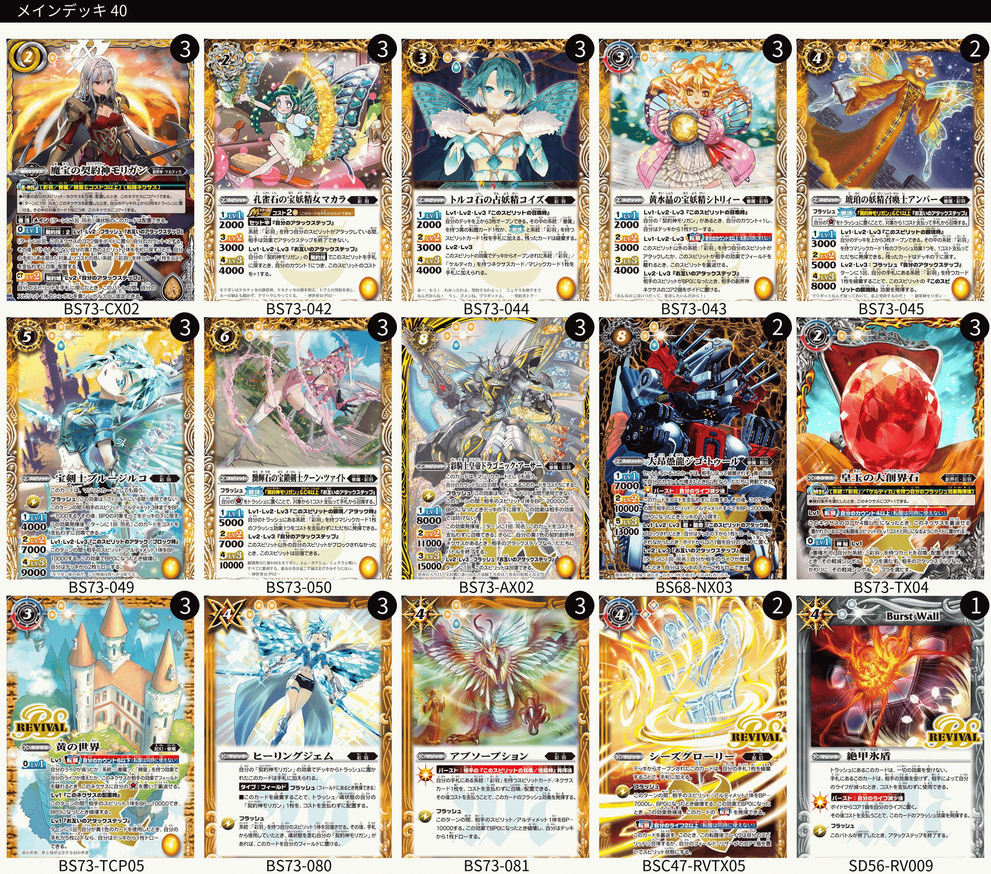 モリガン(彩羽) 2025/8/26更新｜マルタ@バトスピ