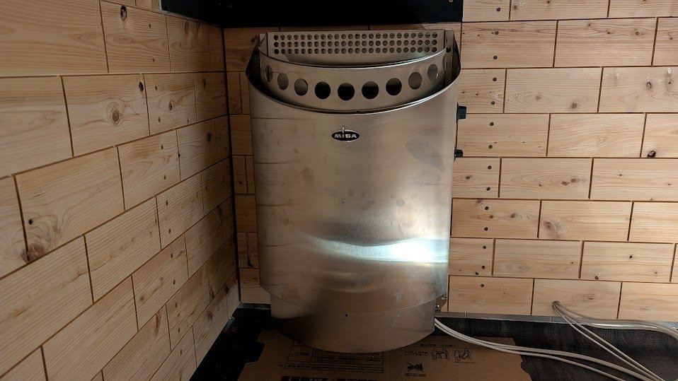 サウナストーブ（電気）の取付方法｜ヤマタツ