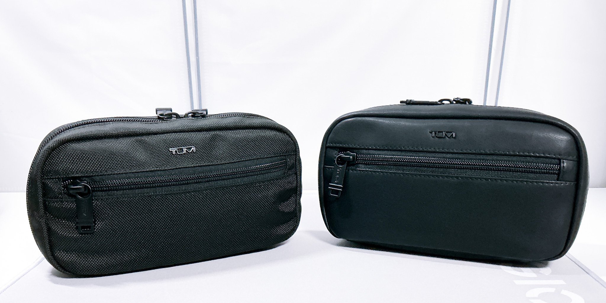 TUMI】レザーのポーチを購入してしまったので、開封して楽しむ【ジップ