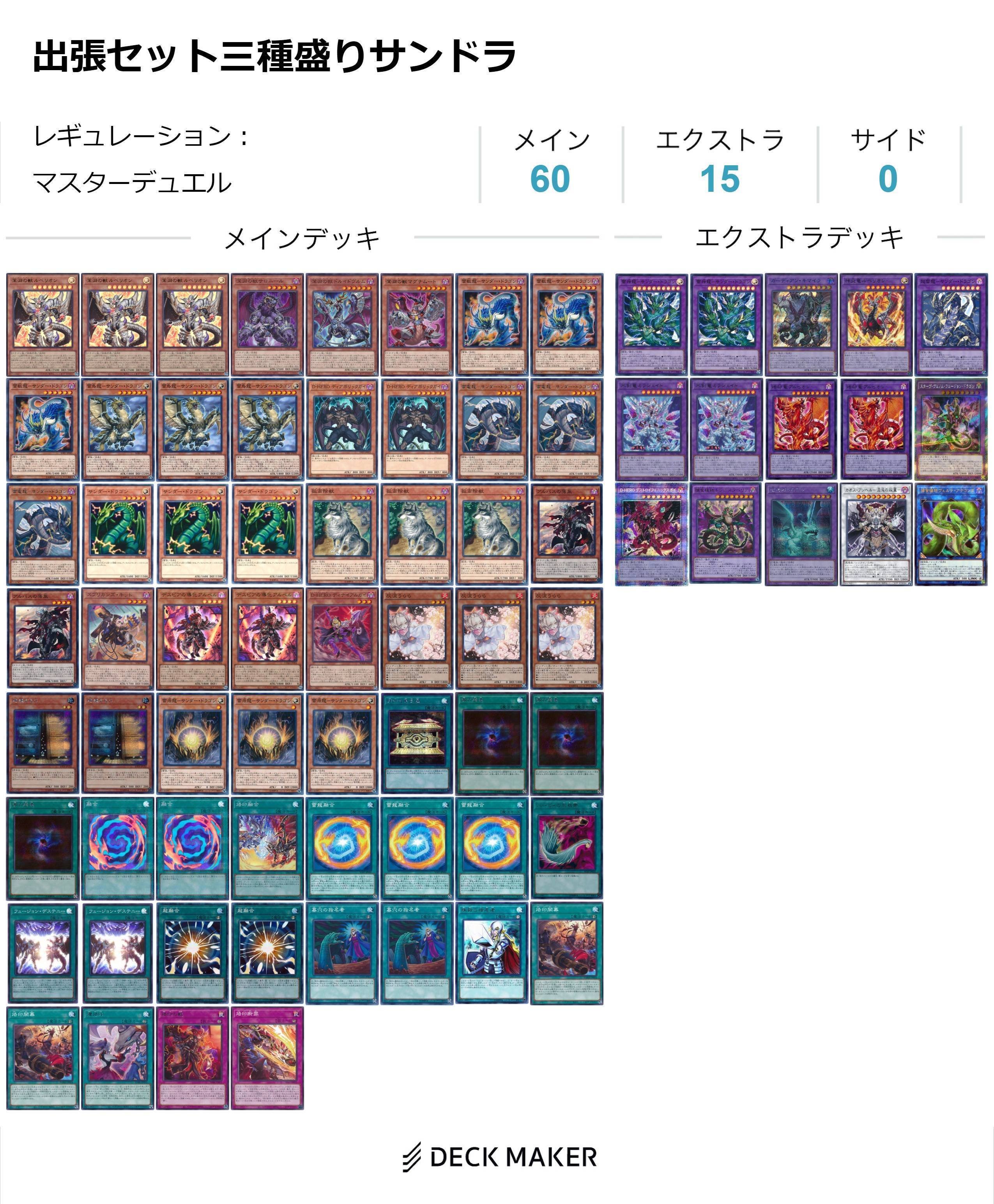 サンダードラゴン～三種の出張セットを添えて～｜赤枠