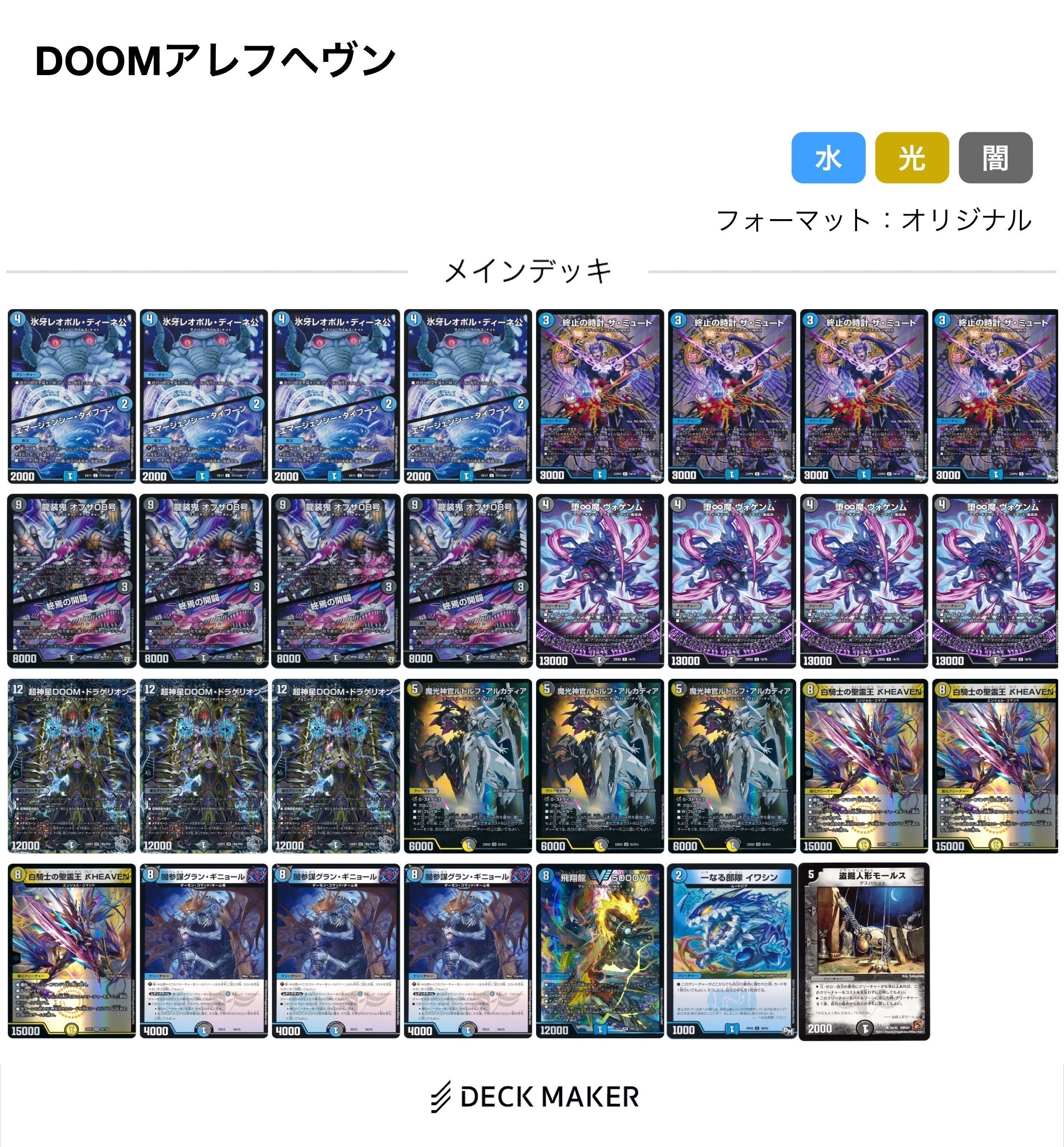 2024年11/1更新】今更ながらDOOMアレフヘヴンの話をしよう【デュエマ