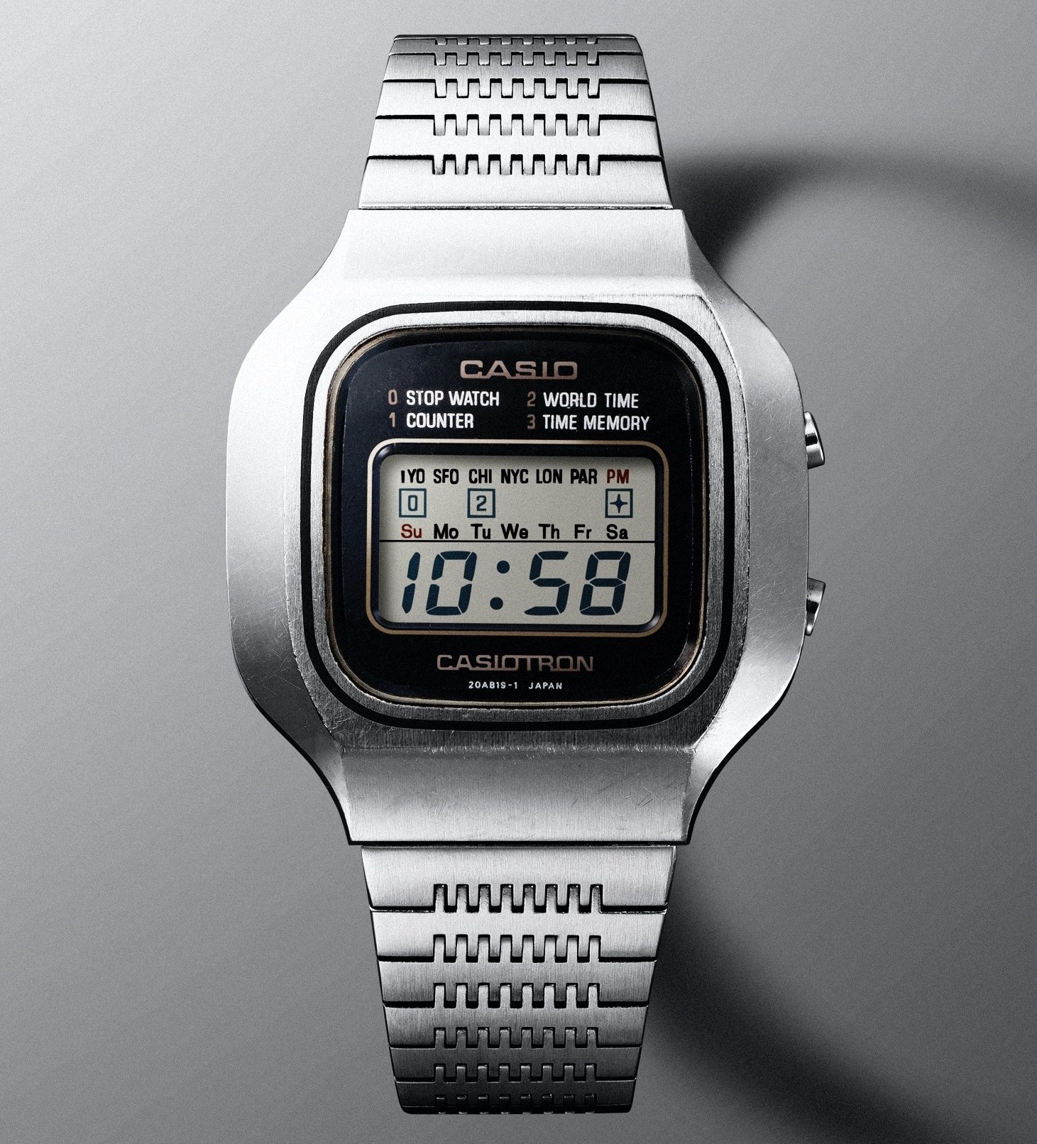 カシオの「オモシロ時計」物語 Vol.1 : 1976年発売「カシオトロン X-1