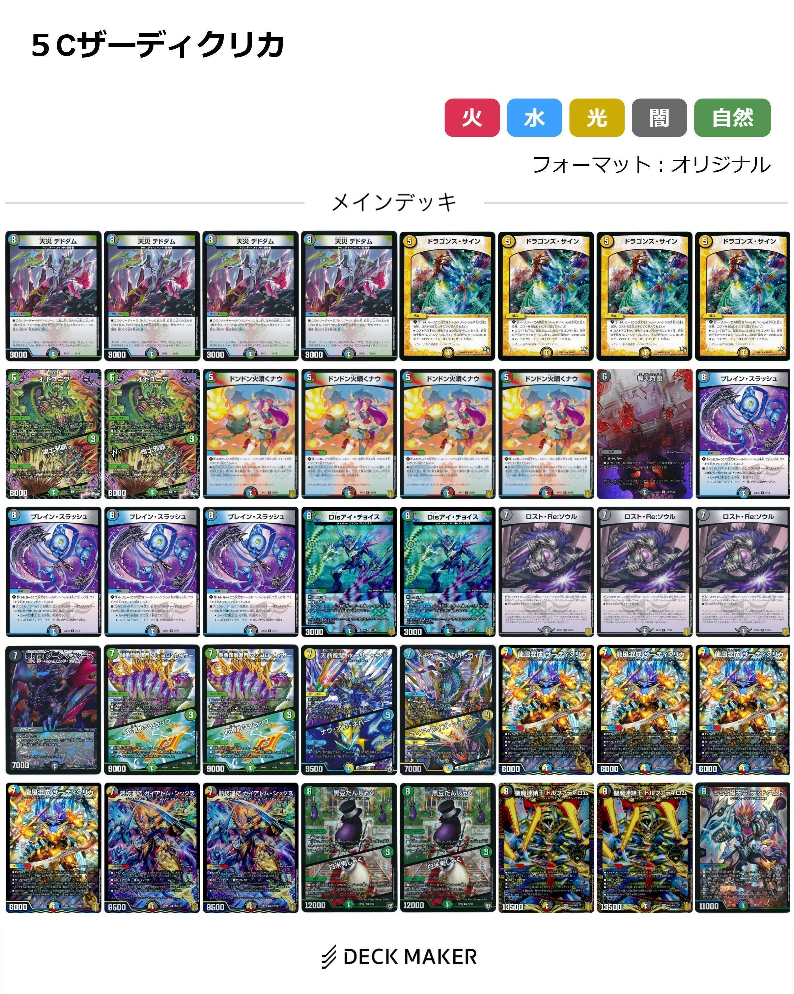 デッキ解説5Cザーディクリカ編｜Fink