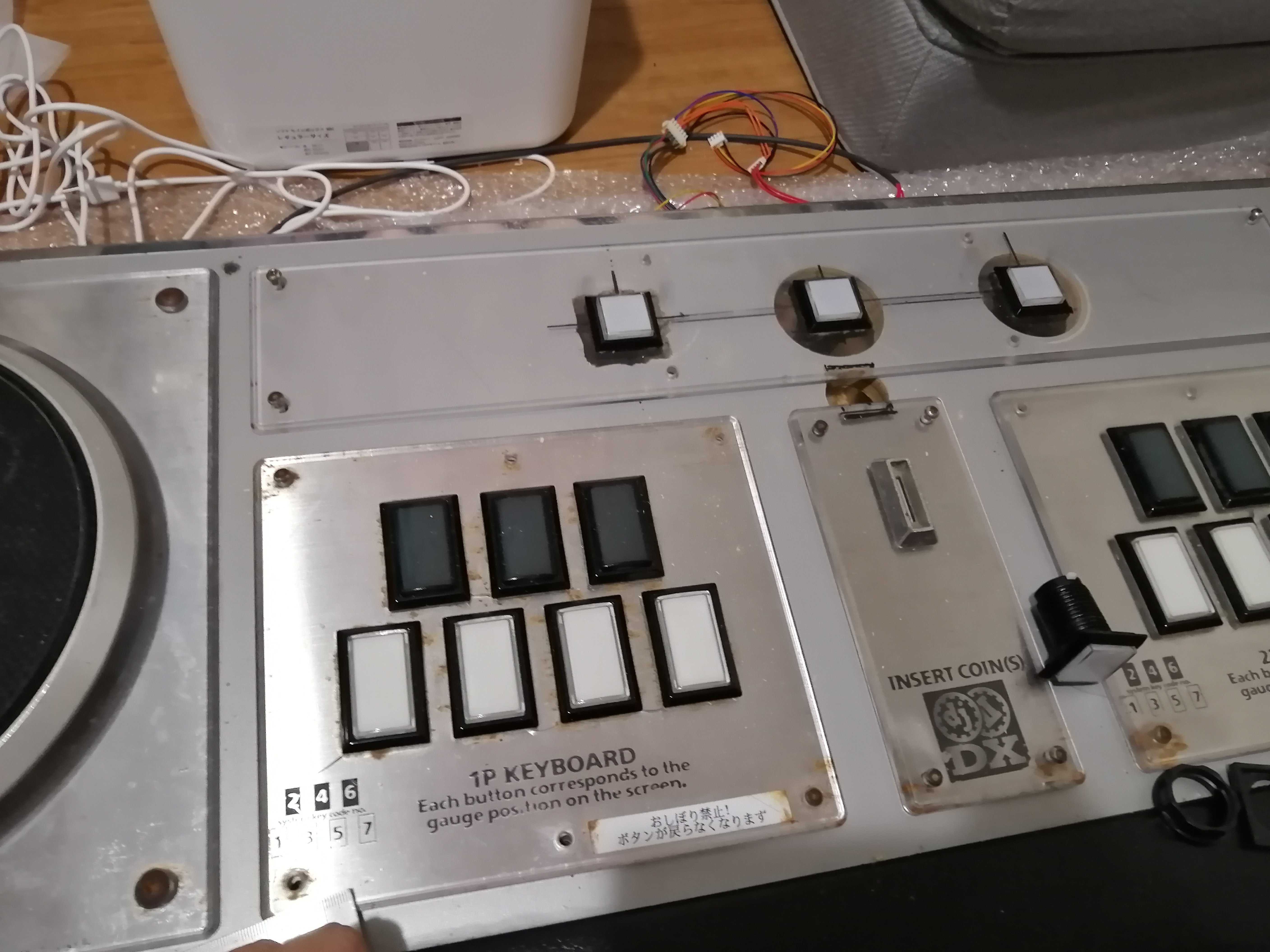 IIDX旧筐体コンパネに自作基板を組み込んでINFINITAS対応させた話