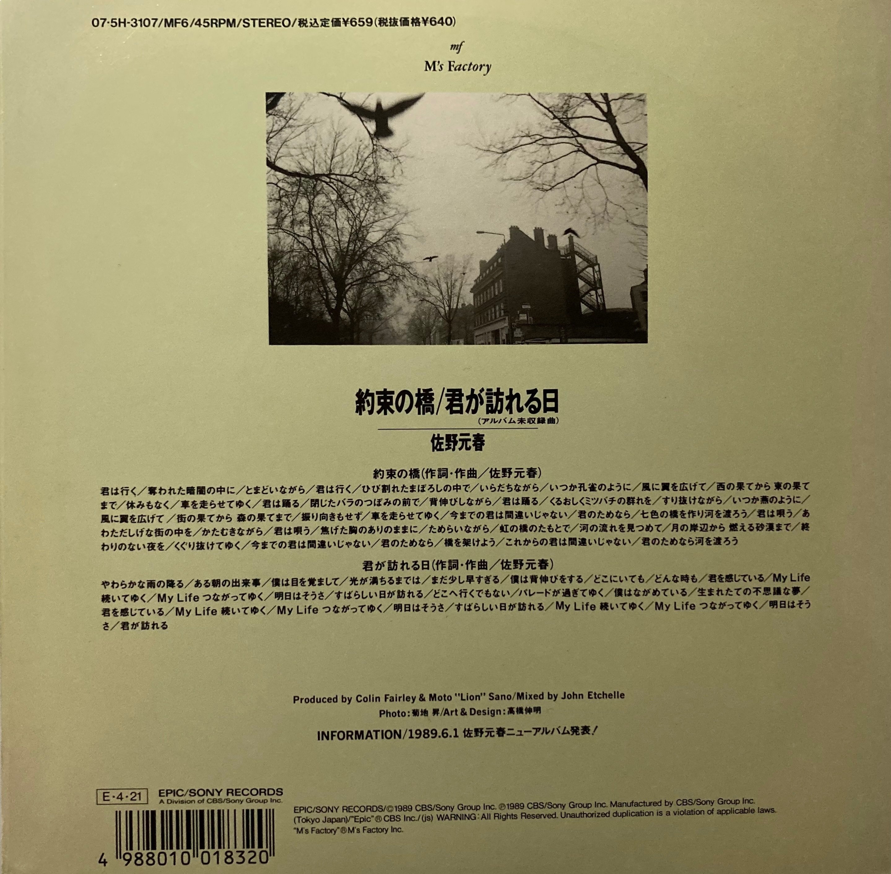 佐野元春 ナポレオンフィッシュと泳ぐ日 Part.3｜bluebeat