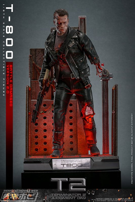ターミネーター2』「T-800」の可動フィギュアが“バトルダメージ版”と