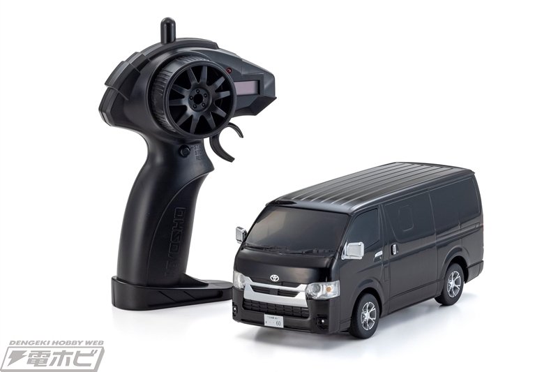 トヨタ ハイエース スーパーGL」のブラックが手のひらサイズのトイラジ