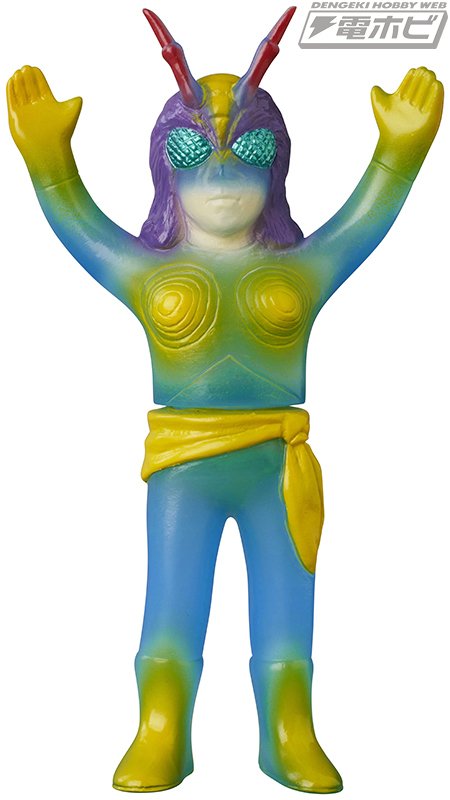 東映レトロソフビコレクションに『仮面ライダー』蜂女のミニソフビ付き