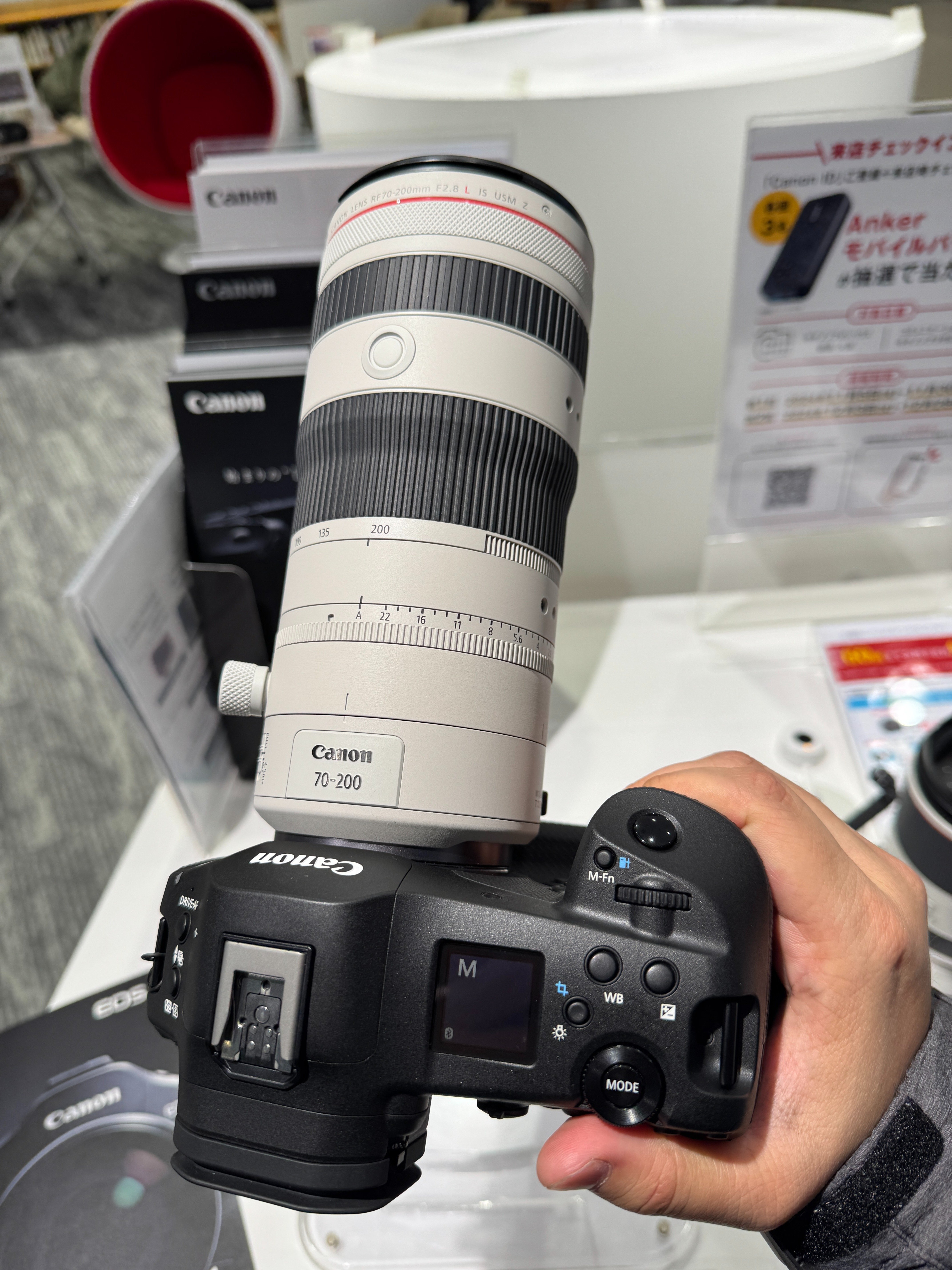 CanonショールームでRF70-200mm F2.8 L IS USM Zを見てきた｜タカシ