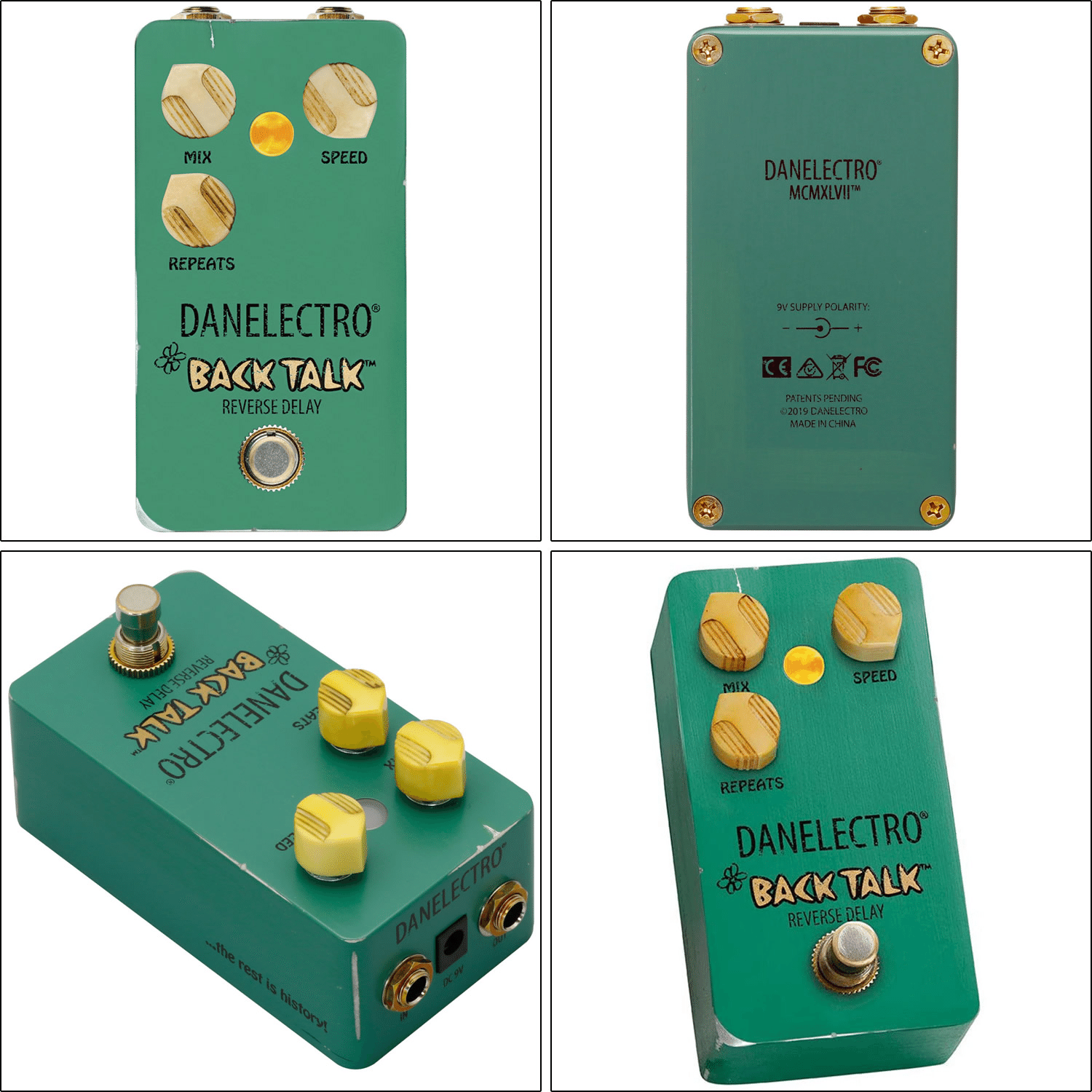 DANELECTRO BACK TALK エコー・ディレイペダル リバース・ディレイの名