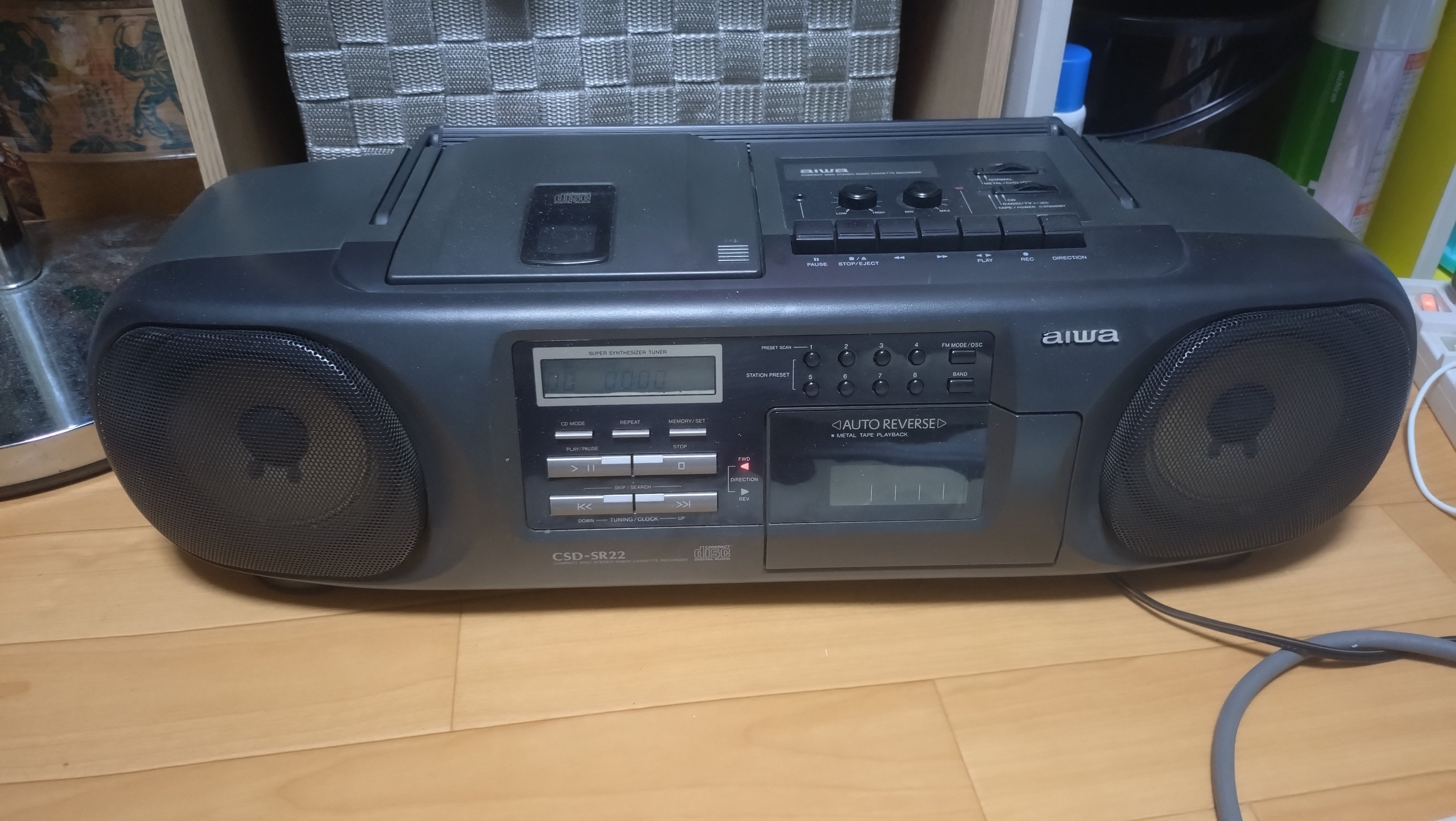 5日目「aiwa CSD-SR22のこと」｜海野ばあど