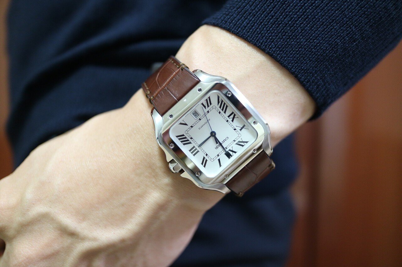 追加ベルト購入/交換】カルティエ「サントス ドゥ カルティエ