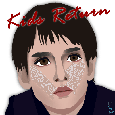 heyco公式アカウント01 キッズ・リターン 北野監督イラスト ポスター