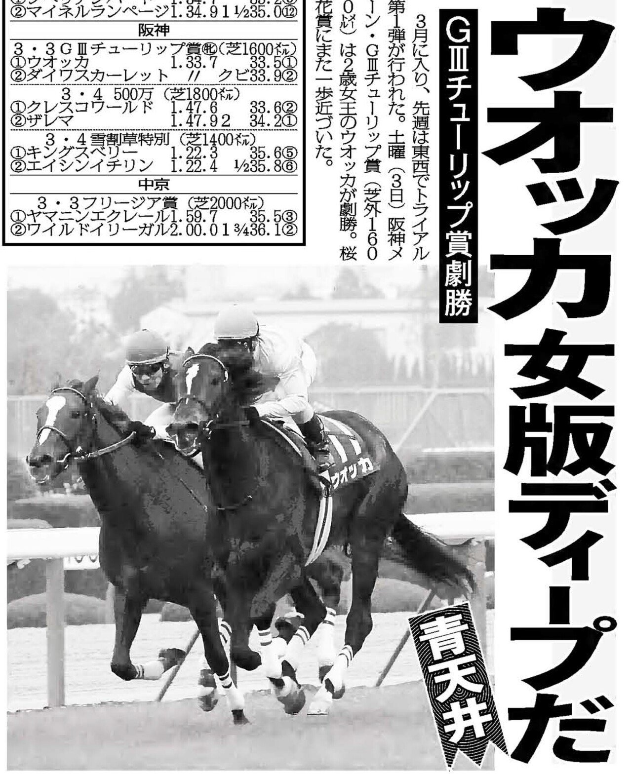 ウマ娘」で話題のライバル関係！ウオッカとダイワスカーレットの直接