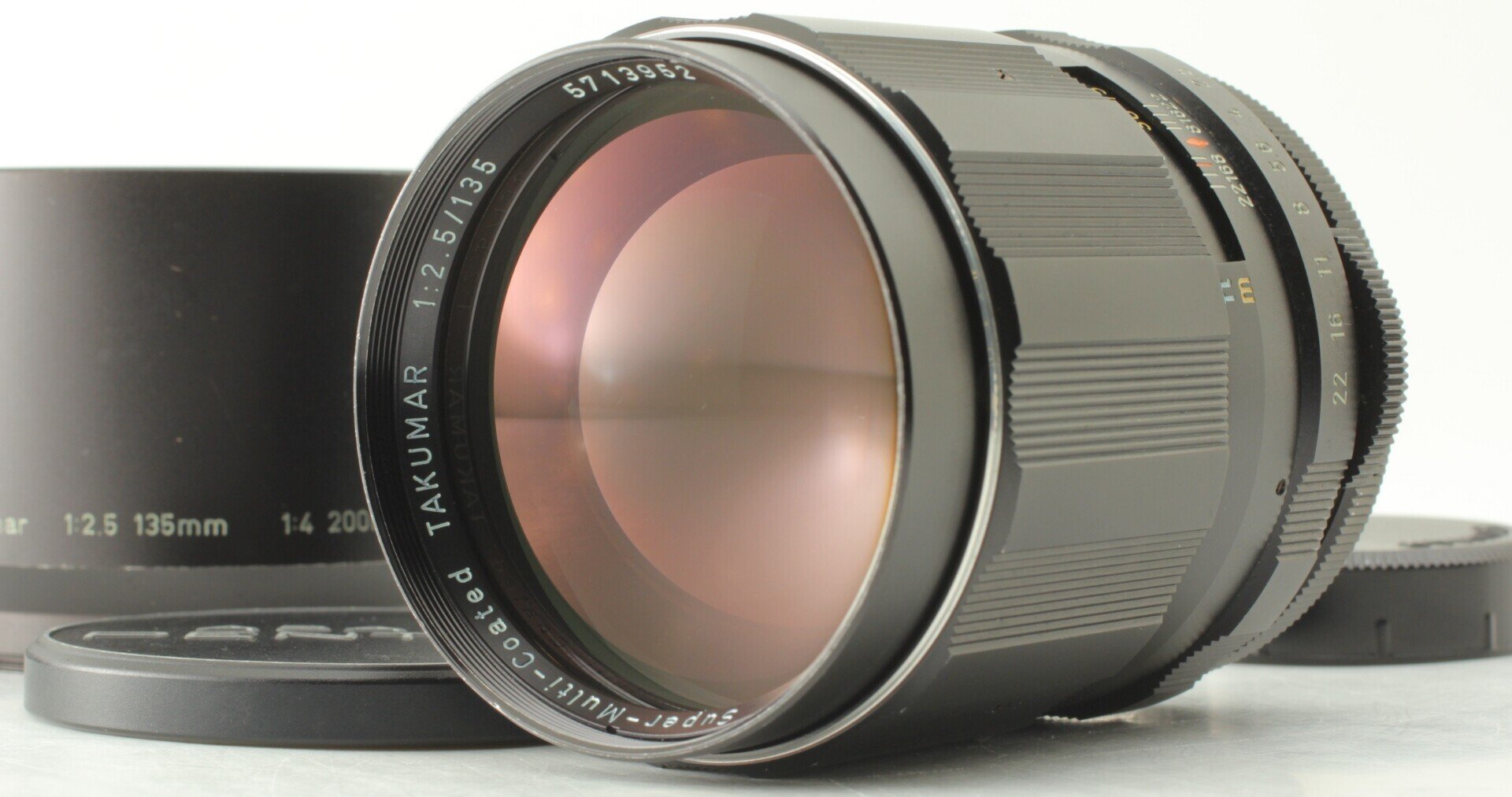 Pentax Super-Multi-Coated Takumar 135mm F/2.5 6枚玉の分解