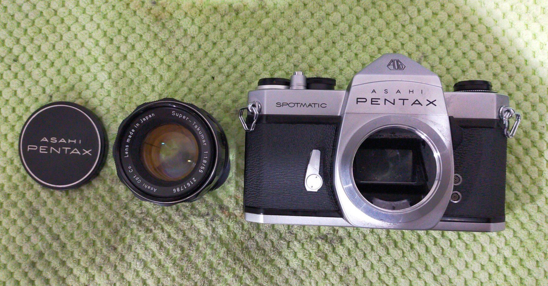 一眼レフの検品方法（ペンタックス SP）｜フィルムカメラ修理のアクア