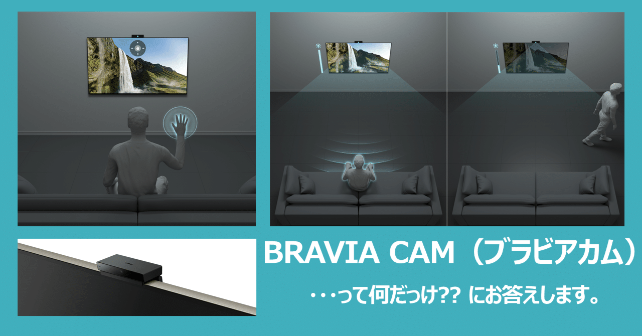 ジェスチャー操作や自動省エネもできる「BRAVIA CAM（ブラビアカム