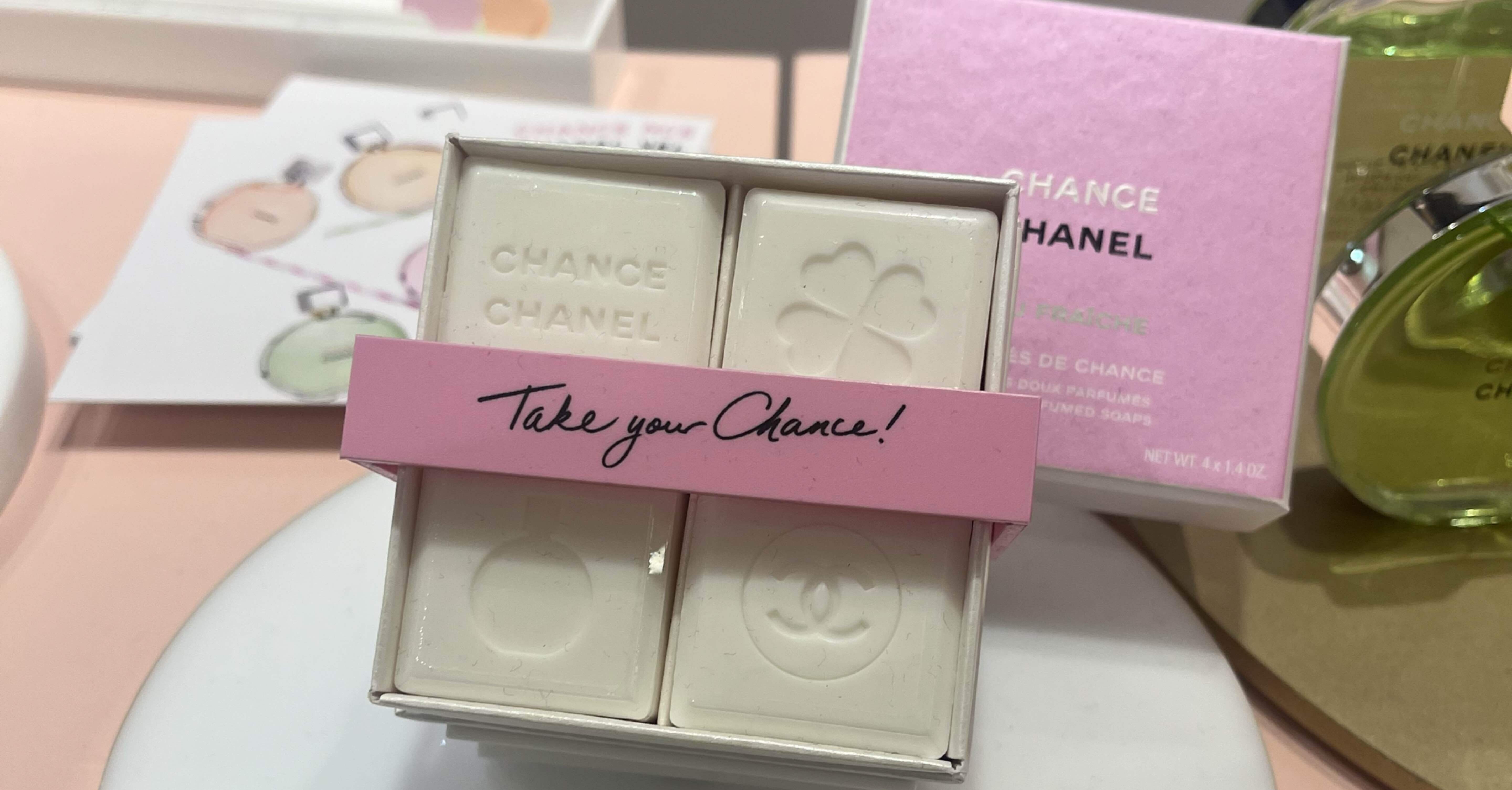シャネルの香水「CHANCE」の石鹸が限定品でかわいかったので予約購入