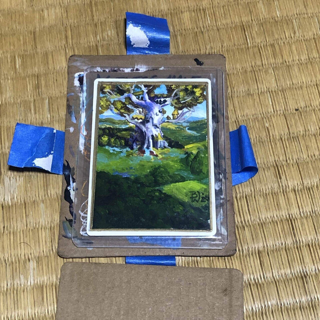 ブランクのアーティストプルーフにペイントを依頼した話｜イツキ