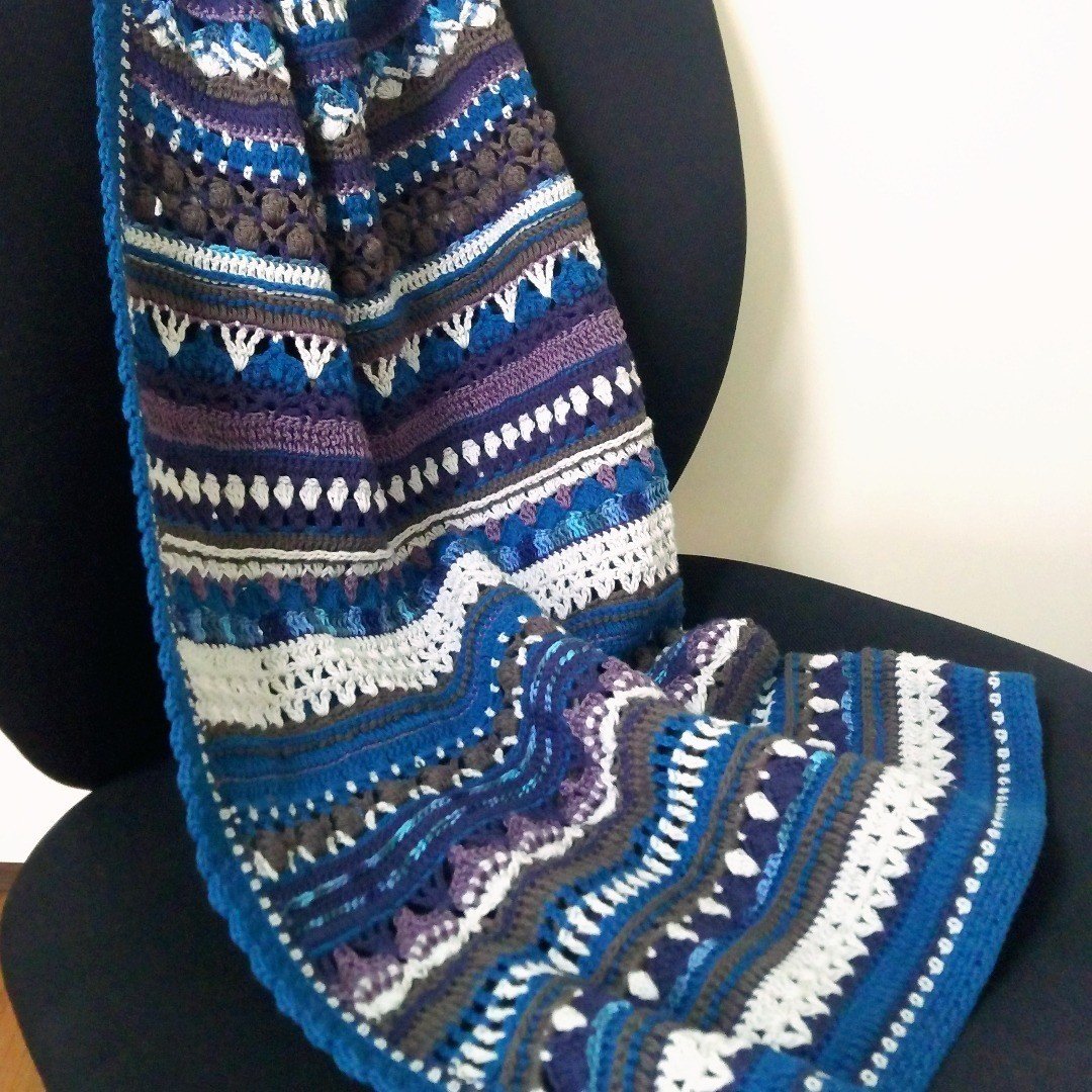 Free Pattern / スパイシーブランケット（Spice of Life Blanket