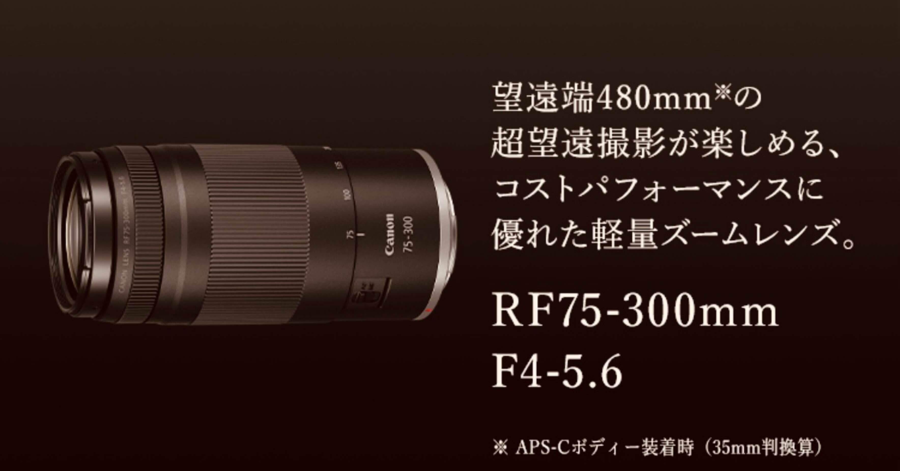 間違いばかりのカメラ選び③RF75-300mm！手振れ補正無しの望遠レンズを