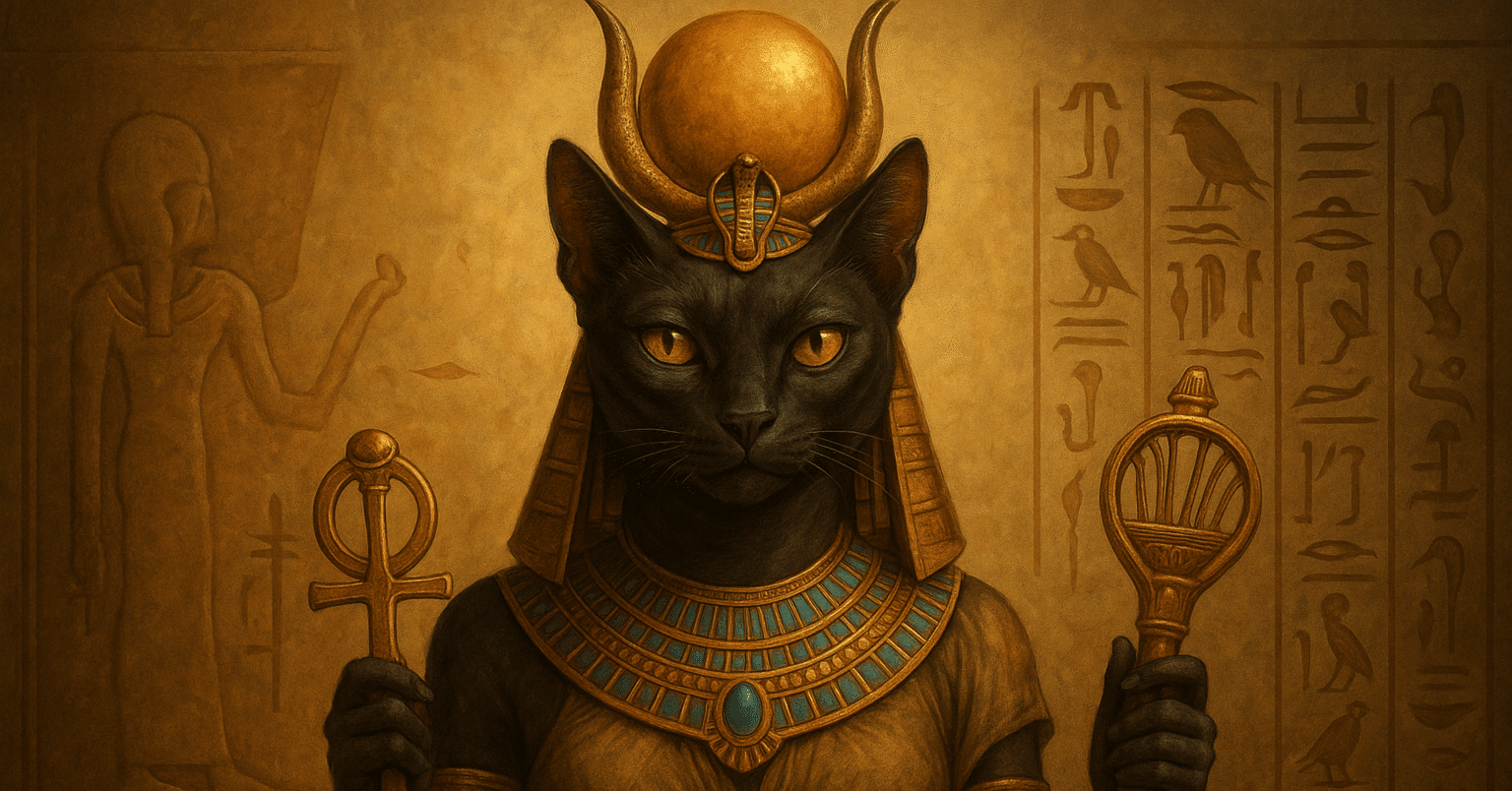 猫の女神バステト、古代エジプト神話における守護と変容の象徴｜Mira