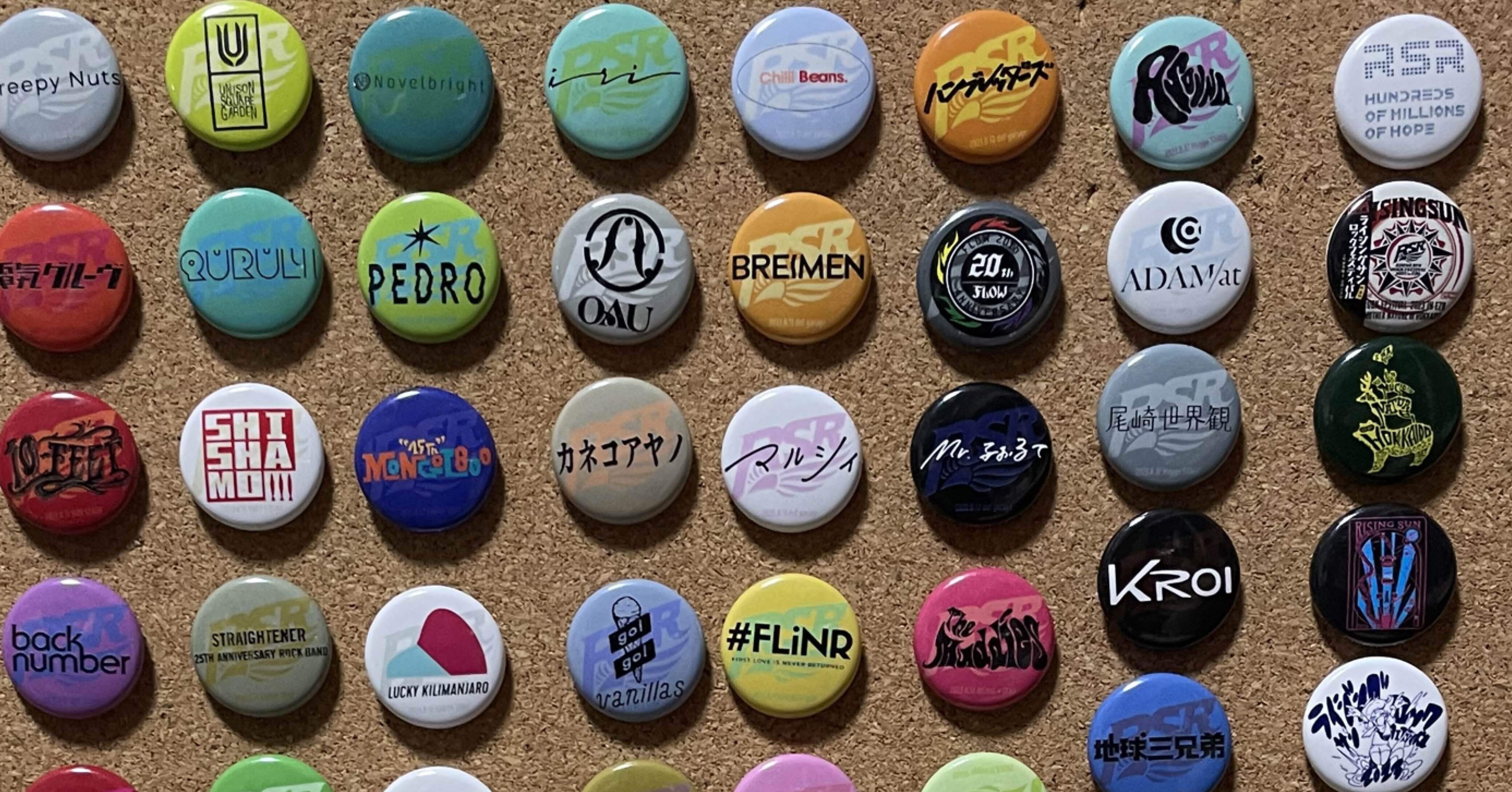 この缶バッジ持っていませんか？-RISING SUN ROCK FESTIVAL in EZO-｜川流