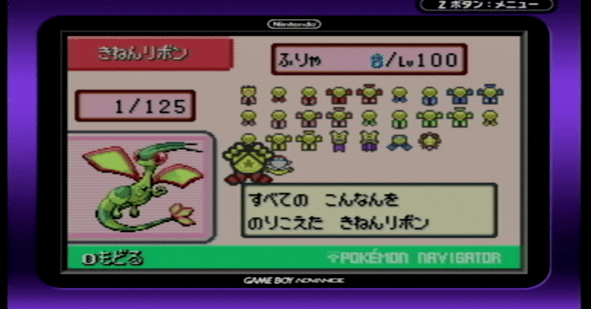 依頼受付用 GBA ポケットモンスター ルビー サファイア リボンコンプに