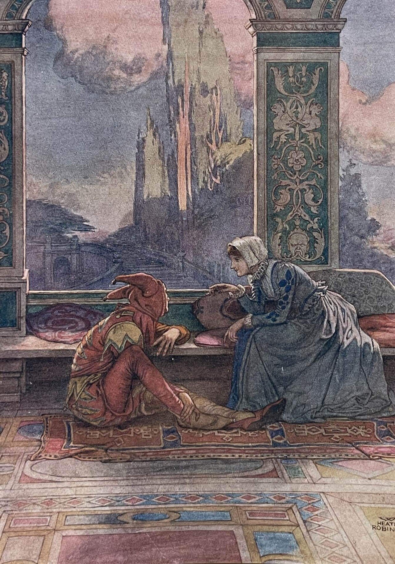 ウィリアム・シェイクスピア、ヒース・ロビンソン『十二夜』1908年初版