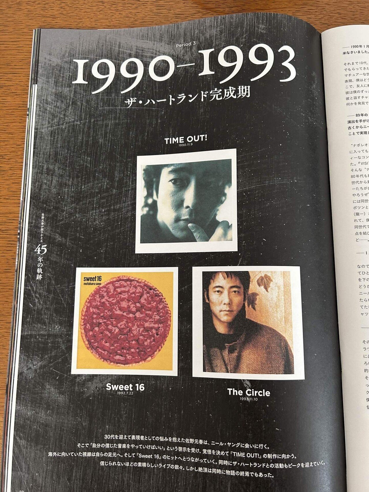 佐野元春：45周年アニバーサリー・ツアーパンフレット｜鈴麻呂